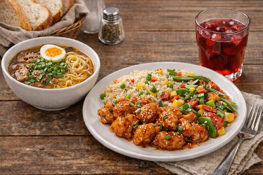 Курица в кисло-сладком